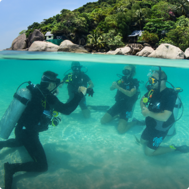 start scuba diving picture